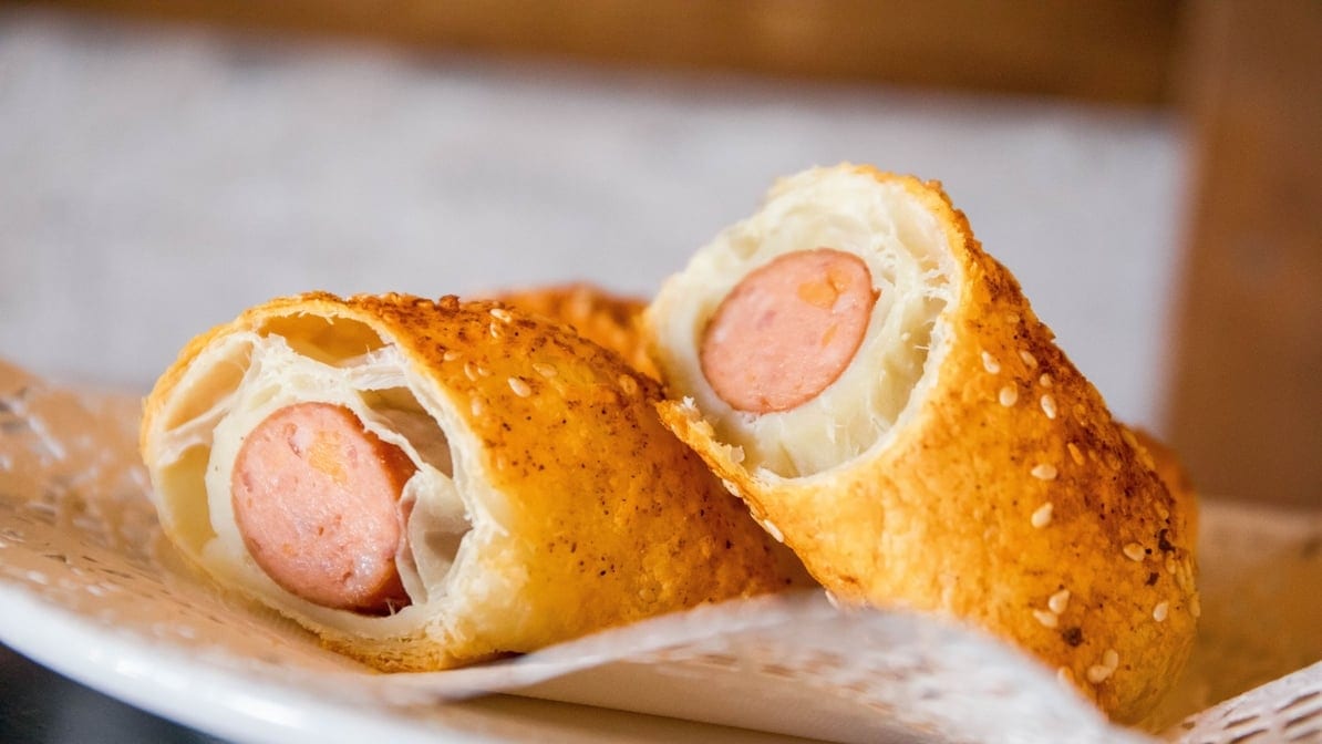 Jumbo Pig in a Blanket.