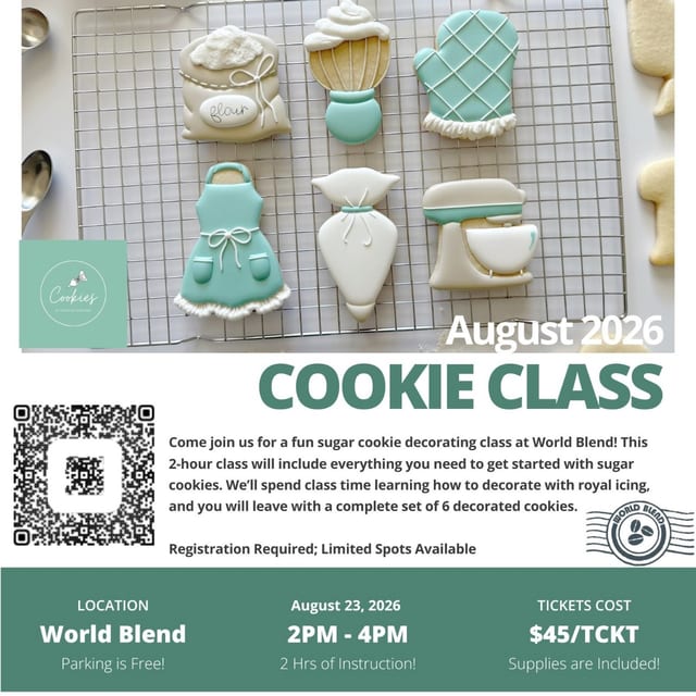 August Cookie Decorating Class