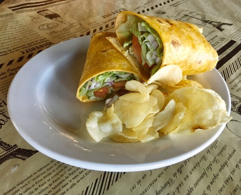 Pesto Chicken Wrap.