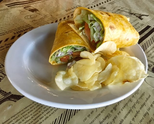 Pesto Chicken Wrap