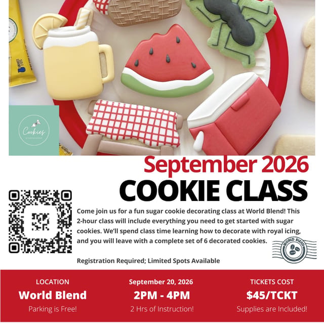 September Cookie Decorating Class