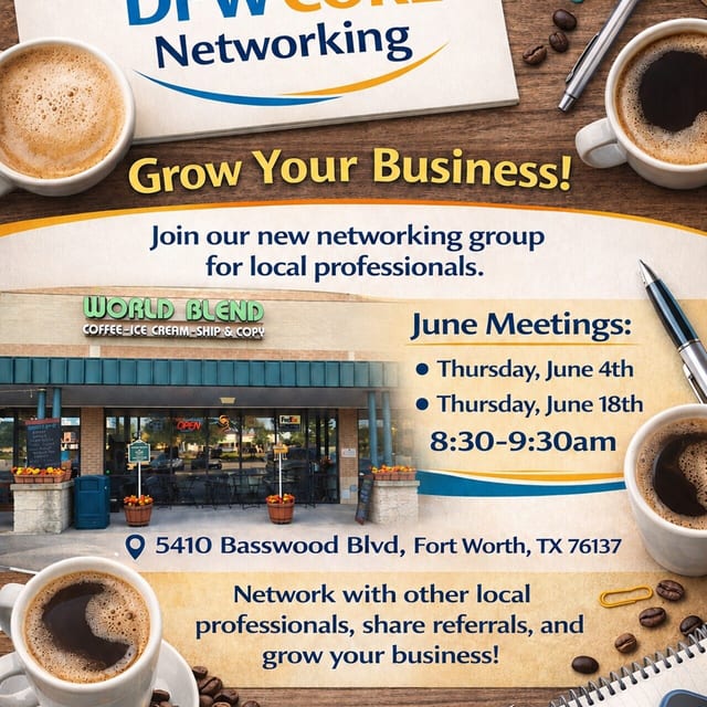 North Fort Worth Small Business Networking Biweekly Meeting