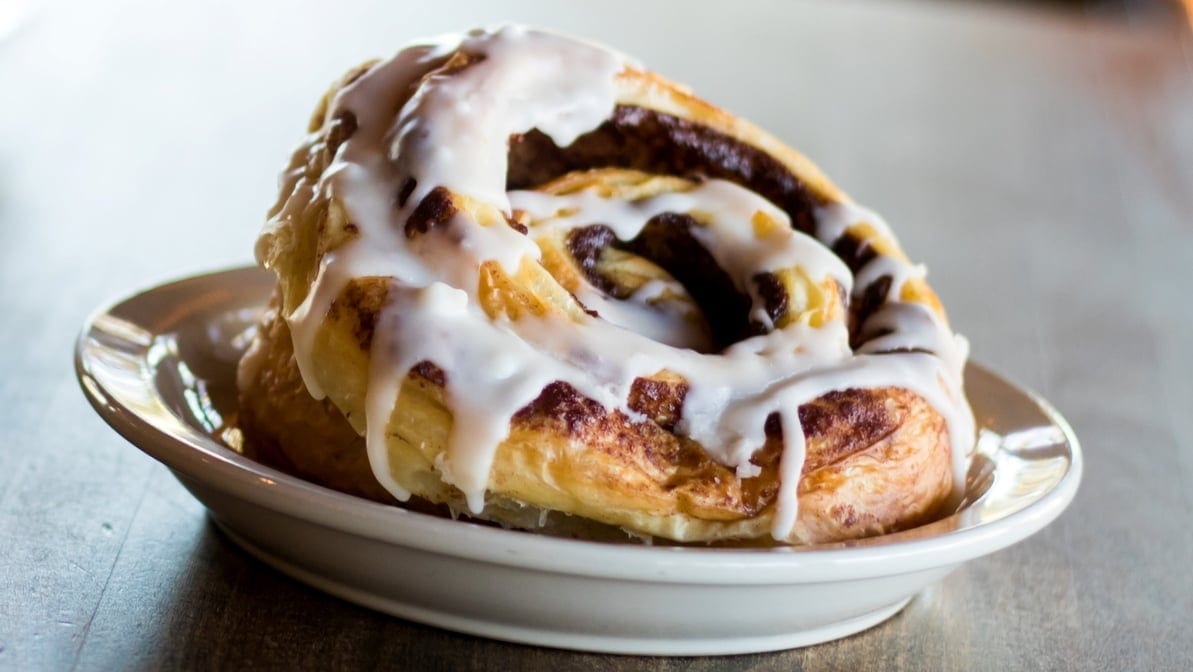 Jumbo Cinnamon Roll.